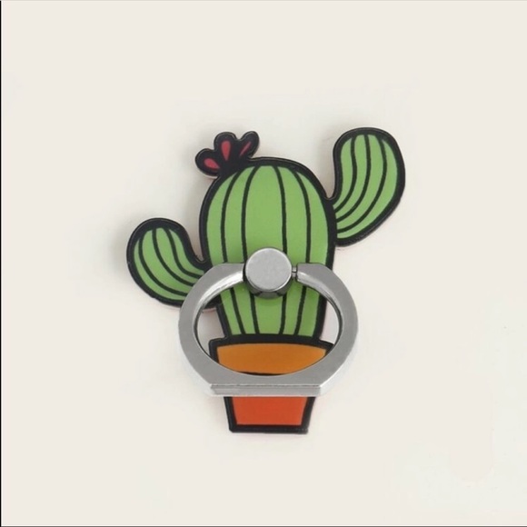 LAST ONE SALE NWT Succulent Cactus Ring Stand Phone Holder - Picture 5 of 6